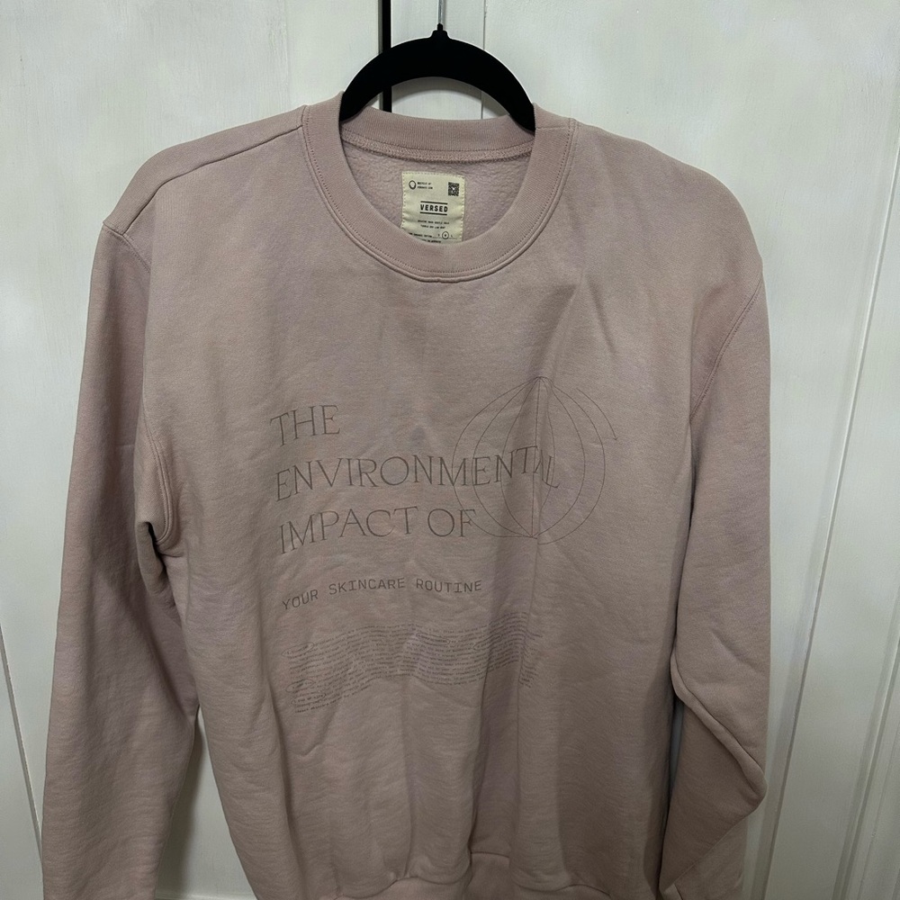 Versed Oversized Pink Crewneck